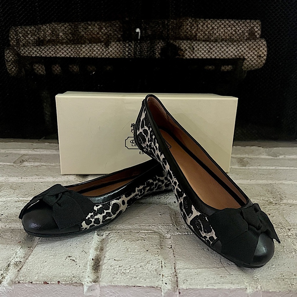 NEW COACH FLATS CHEETAH